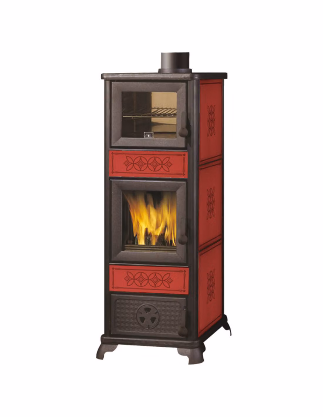 Stufa a legna con forno modello Decor C EK di Edilkamin