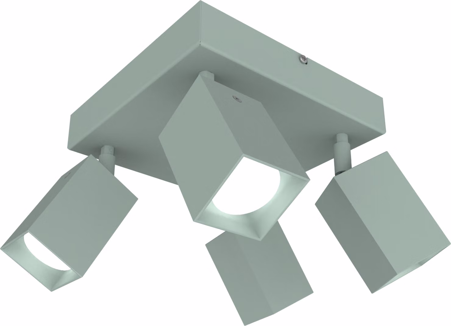 Lampada Da Soffitto Brick X4 Monocolore Opaca