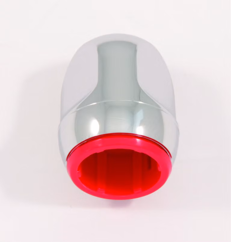 Standard ideale Griff ALPHA Indice rot chrom