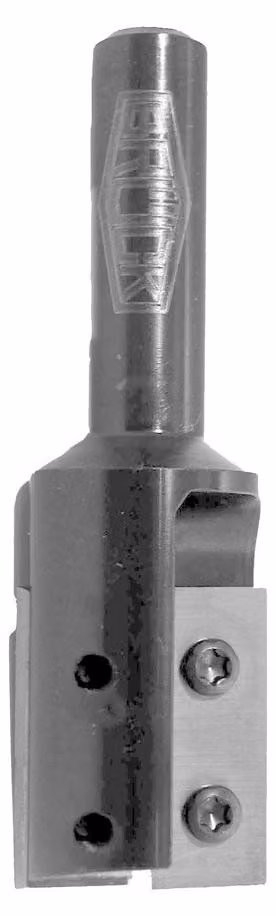 Fresa a candela BRÜCK WP per macchine CNC Z 2 D=20 mm NL=30 mm GL=85 mm S=12x40 mm | 131056