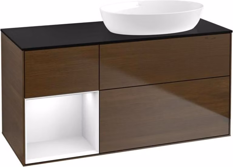 Mobile V&B Finion 120 cm, Pl b m, Reg glo wh. Lac, wal ven