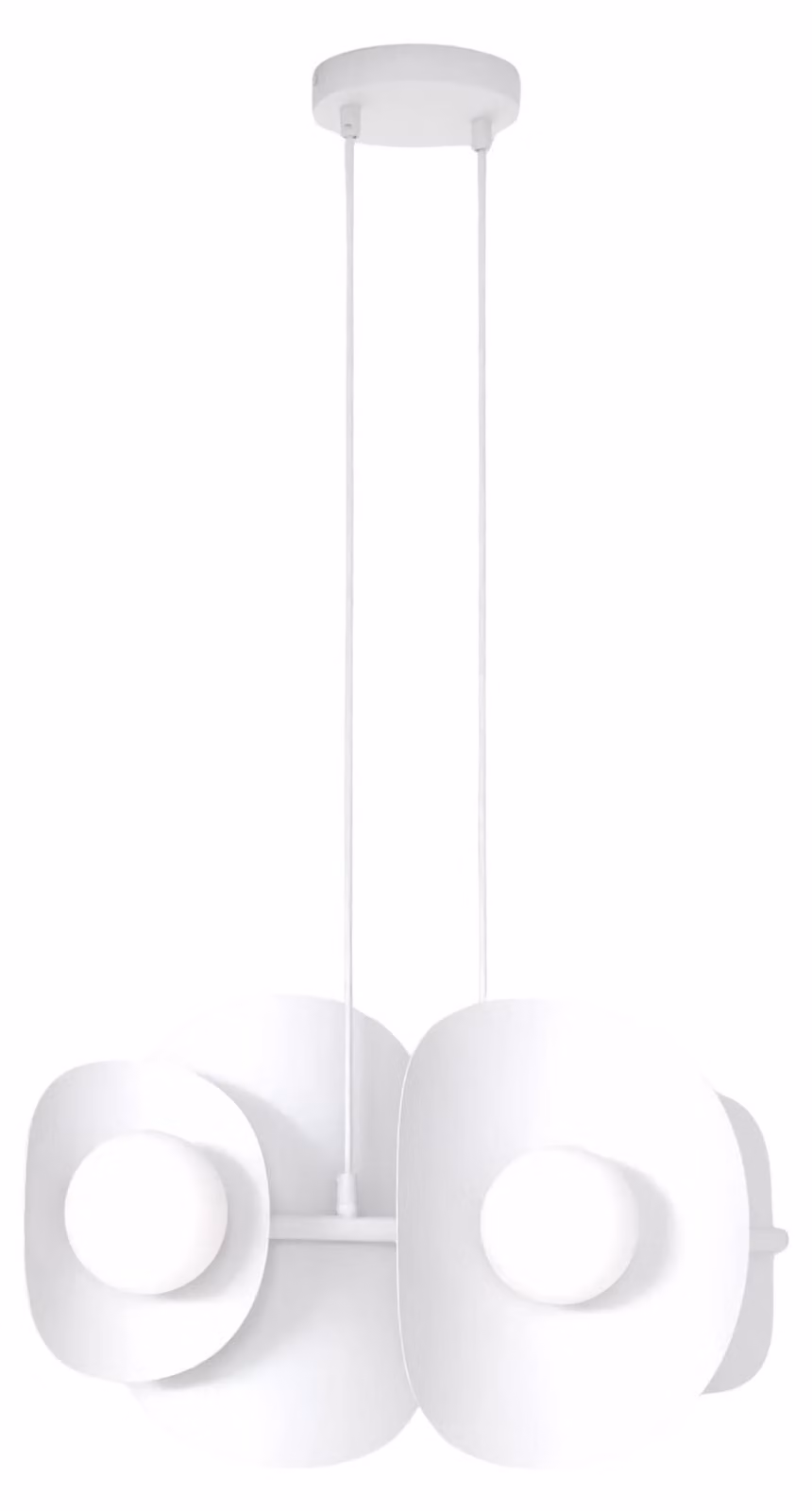 Lampada a sospensione ELEMENTI bianca 4xG9x15W in metallo, dimensioni: 120x54x23 cm, IP20, Emibig
