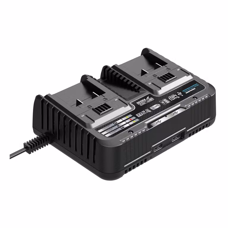 Caricabatterie Doppio, Alimentatore Dedra Sas+All Ded7038V Adatto A Ded7032, Ded7034, Ded7035, Ded6936, Ded6937