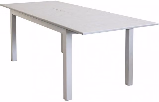 Tavolo Cuba Allungabile 150/210x90x75 h cm in Alluminio Tortora