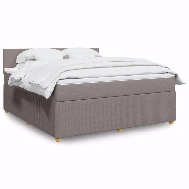 vidaXL Giroletto a Molle con Materasso Ibrido in Tessuto, L/P: 180 x 200 cm