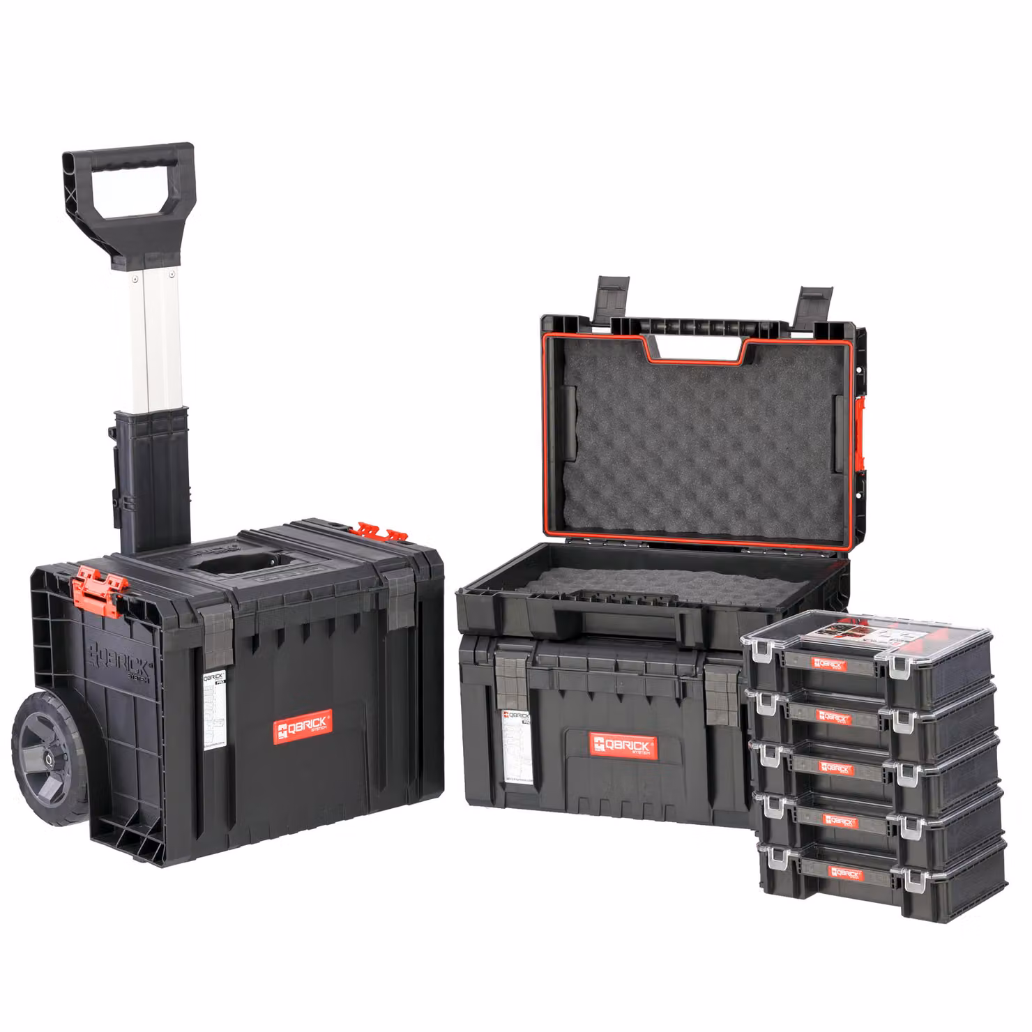 Set avanzato di armadi per utensili su ruote Scatole e valigie modulari Magazzino per officina Set modulare PRO