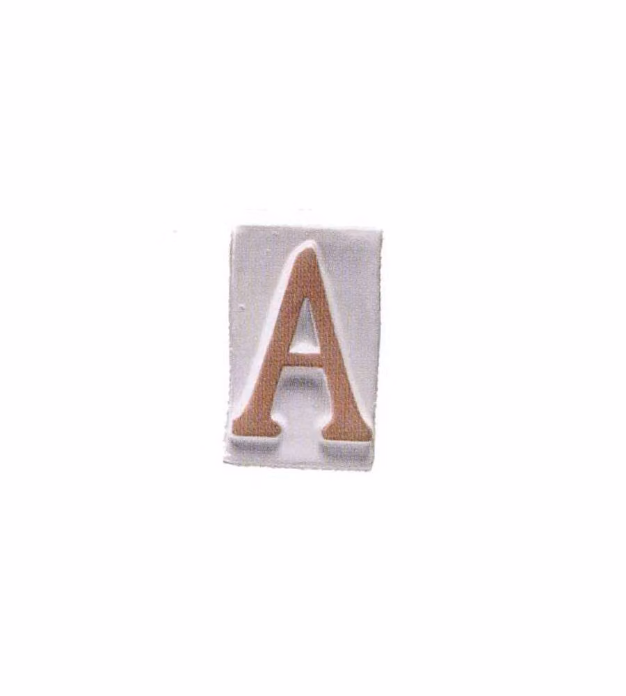 Lettera Civica Vasarte Terracotta C