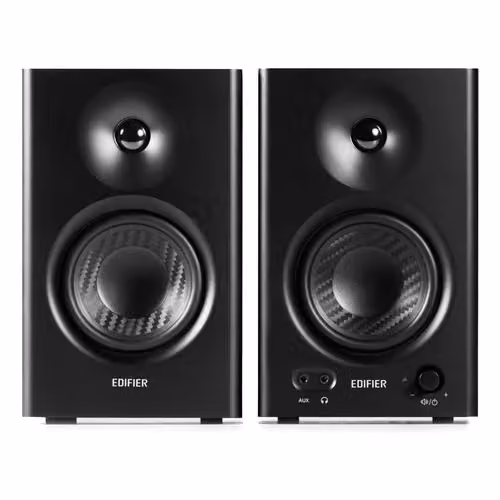 Coppia di monitor studio attivi Edifier MR4 Black 42W – 2