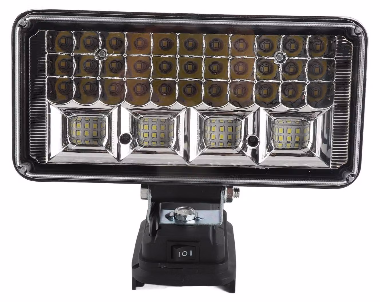 Lampada da lavoro a LED da 6000 lumen, senza fili, impermeabile, con funzione di emergenza, alimentata a batteria Li da 14,4 V-18 V, compatibile con BL1430
