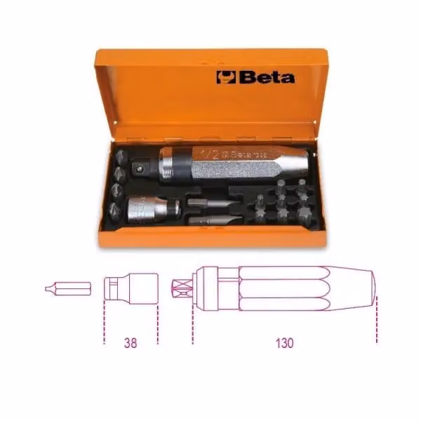 Set di avvitatori a impulsi Beta 012950108