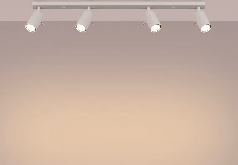 LUMILO MIRAX 4 Lampada da soffitto beige GU10 IP20