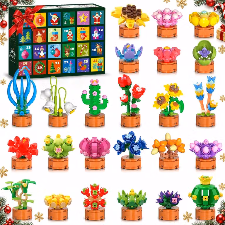 Calendario dell'Avvento 2026: fiori, mattoncini, giocattoli natalizi per bambini dai 6 anni in su