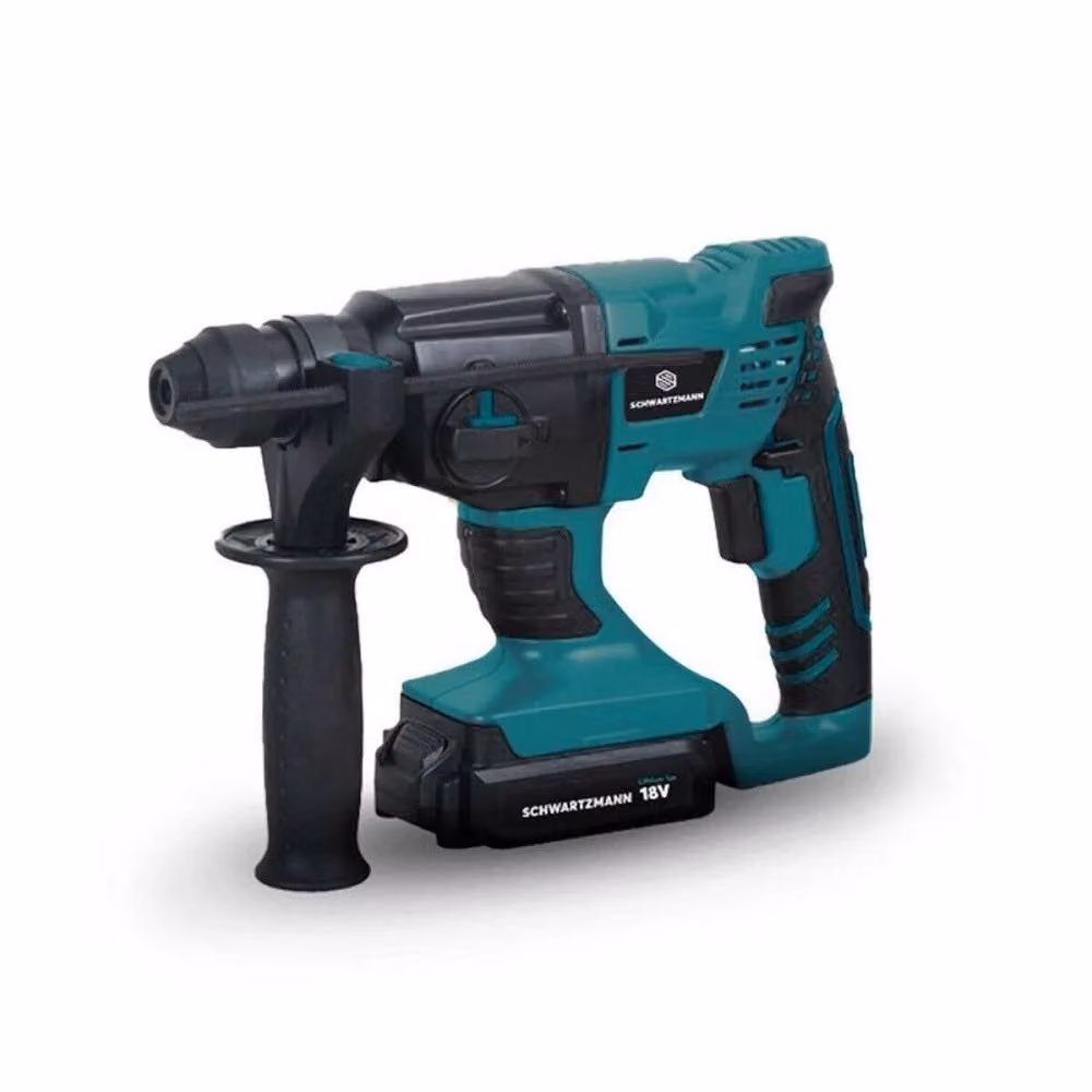 Martello Perforatore Rotativo a Batteria Ricaricabile 18V Schwartzmann Nero – 2