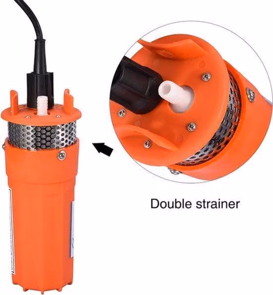Pompa sommergibile solare da 150W - 65 litri/minuto - cavo da 30 metri - pompa per acqua profonda, ecologica