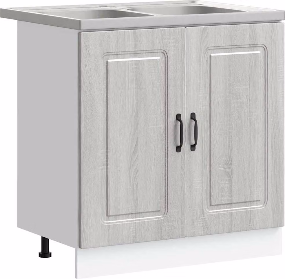 Mobile da cucina Kalmar Grigio Sonoma 80 x 46 x 81,5 cm