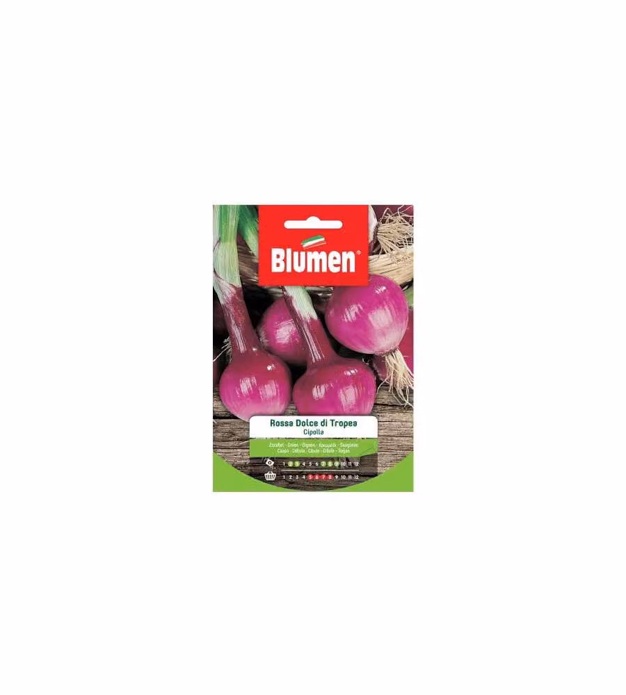 Blumen Semi Cipolla Rossa Dolce di Tropea - Varietà Precocissima