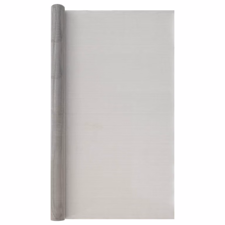Rete per schermatura vidaXL in acciaio inossidabile Argento L: 120 cm, P: 2000 cm, 30 Mesh