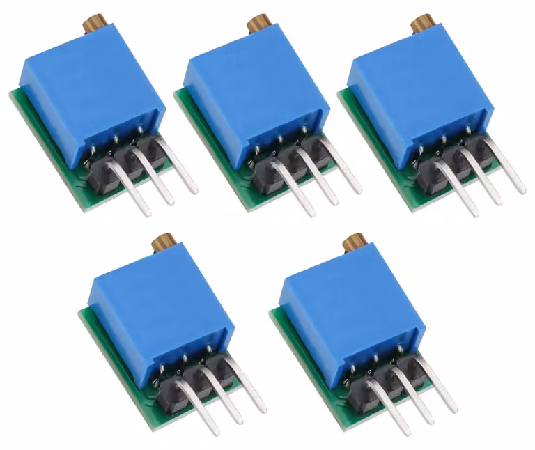 Generatore di segnali, confezione da 5, onda quadra, 0,8 Hz - 60 Hz, modulo NE555, alimentazione DC 5-15V