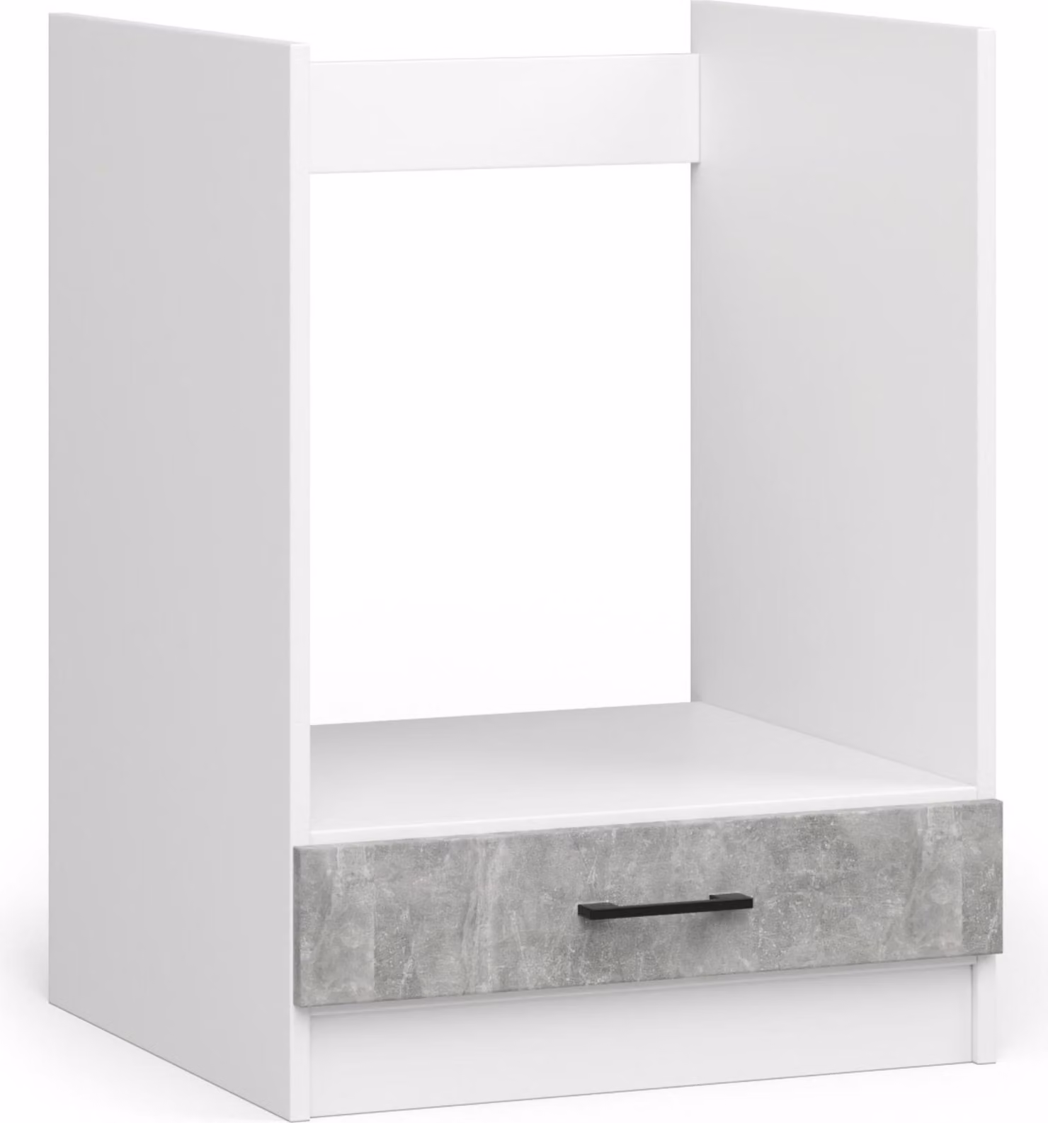 Akord Mobile Da Cucina Oliwia Bianco Effetto Cemento 60X55X82 Cm
