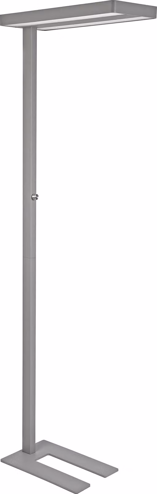 MAUL lampada da terra MAULjaval LED 4.000 K base dimmerabile 196 cm argento