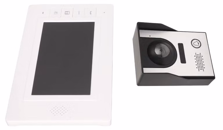 Citofono interno con campanello, sistema vivavoce, 25 suonerie e videocamera HD