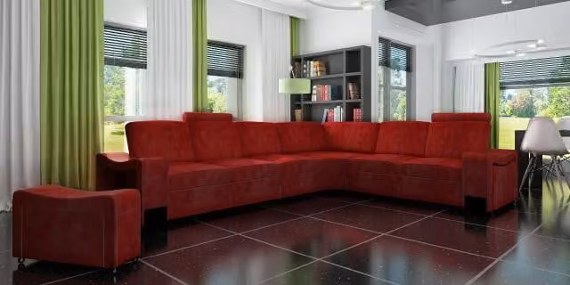 Stoffcouch Sofa Eck Wohnlandschaft Textil Polster Eckcouch Massanfertigung USB