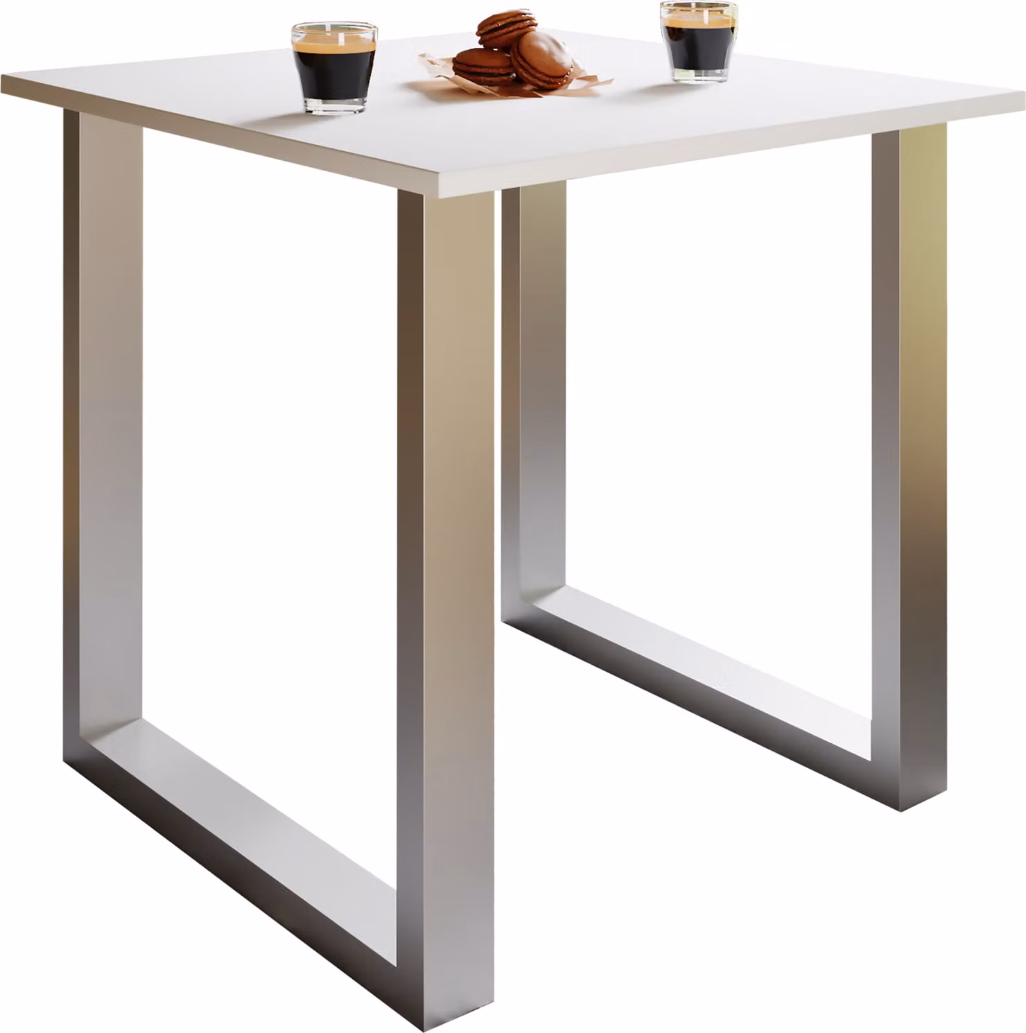 Tavolo da pranzo in legno Premium | H. 76 x W. 80 x D. 50 cm | Tavolo da cucina Tavolo da pranzo Xona U