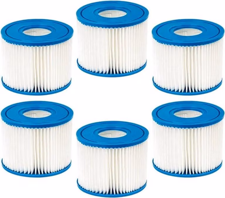 Set di 6 filtri per piscina Intex PureSpa, modello S1 – Ideali per piscine gonfiabili, con cartuccia sostituibile e sistema di filtrazione di alta qualità
