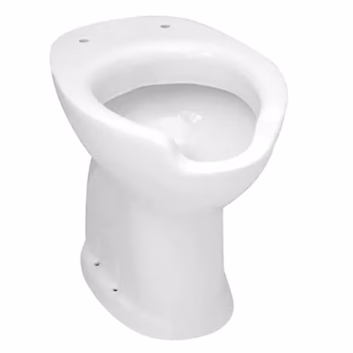 Vaso con apertura frontale in ceramica scarico a muro - Bianco