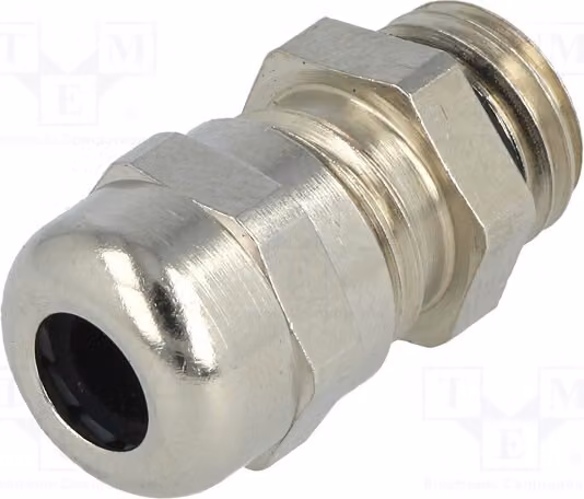 1 x Raccordo per cavo: Ottone HT-MS M12X1.5 n M12 1,5 IP68