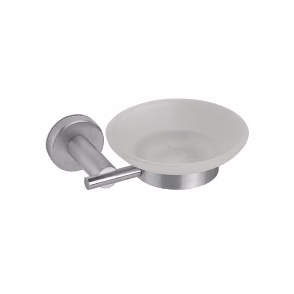 Porta sapone a parete acciaio inox Vema TIBER STEEL V17320 Satinato