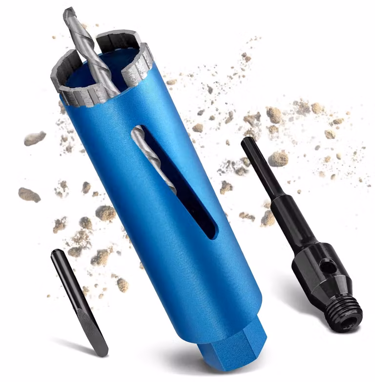 Trapano a nucleo M22, diametro 82 mm, attacco SDS-Plus, 10 mm Turbo, lunghezza 200 mm, per calcestruzzo
