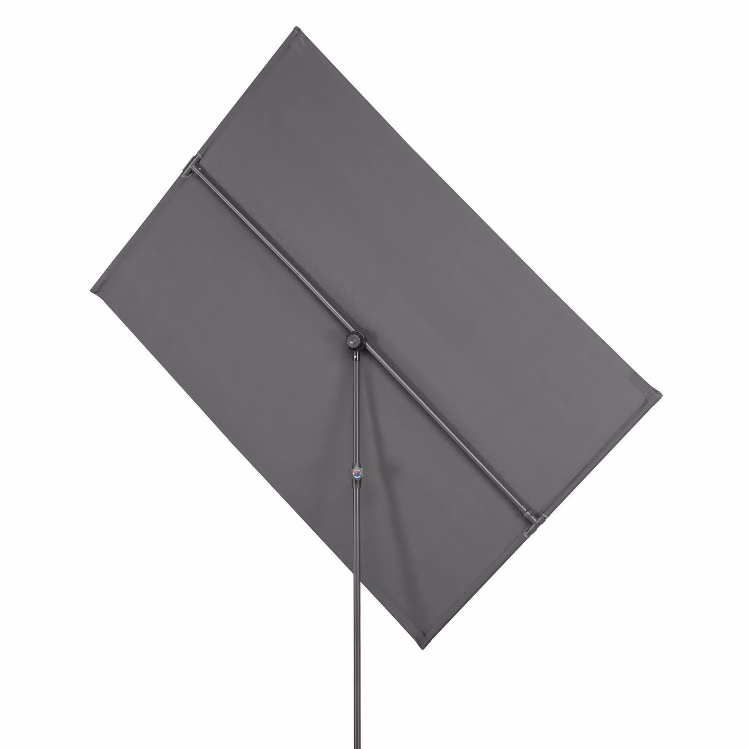 Ombrellone da balcone Avellino rettangolare, circa 180 x 130 cm, colore: antracite