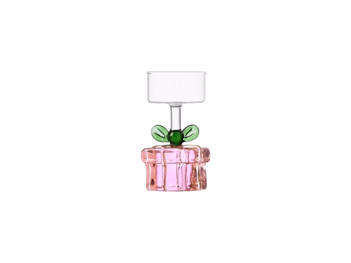 Christmas Tales Porta Tealight - Regalo Rosa