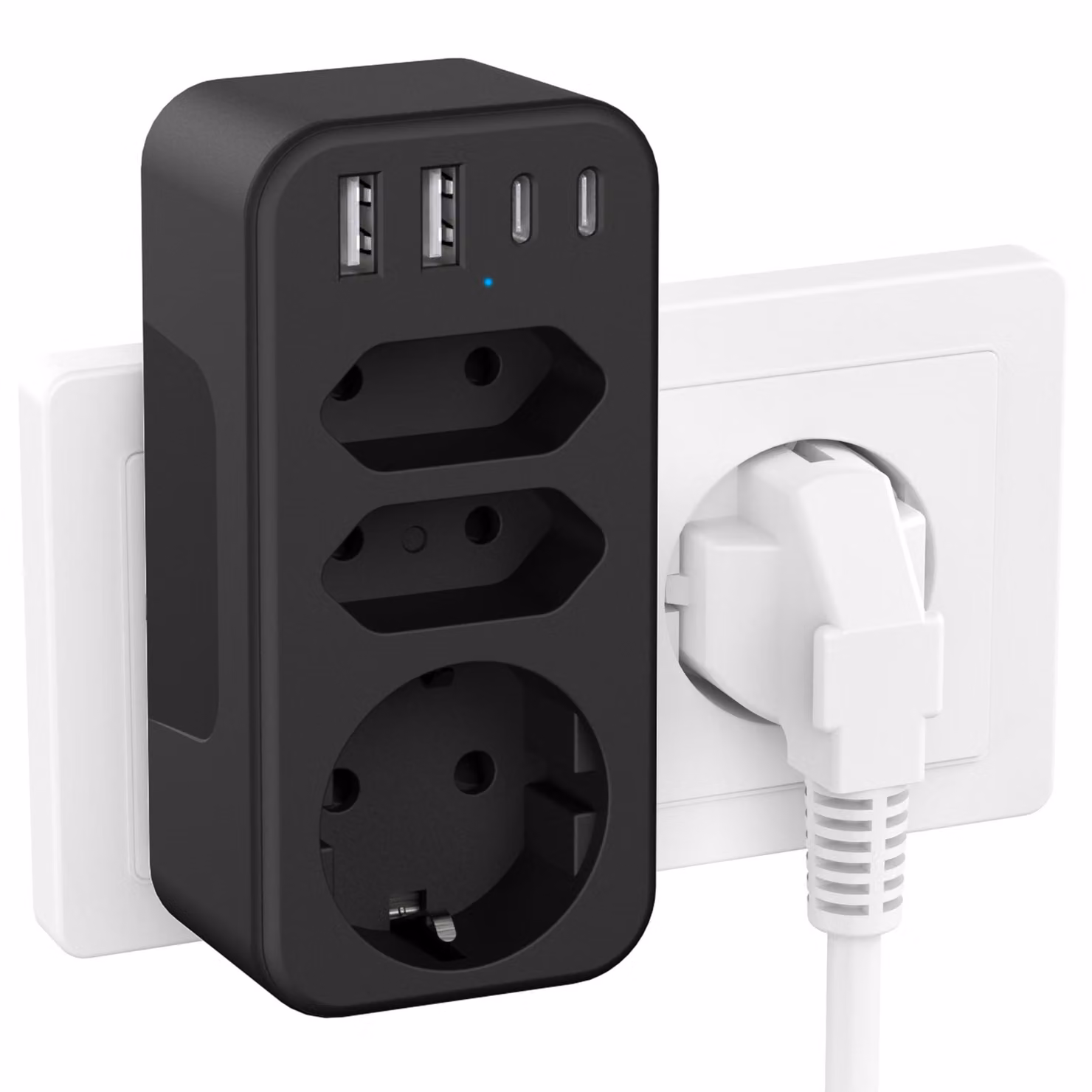 Ciabatta con 4 porte di ricarica USB, 3680W