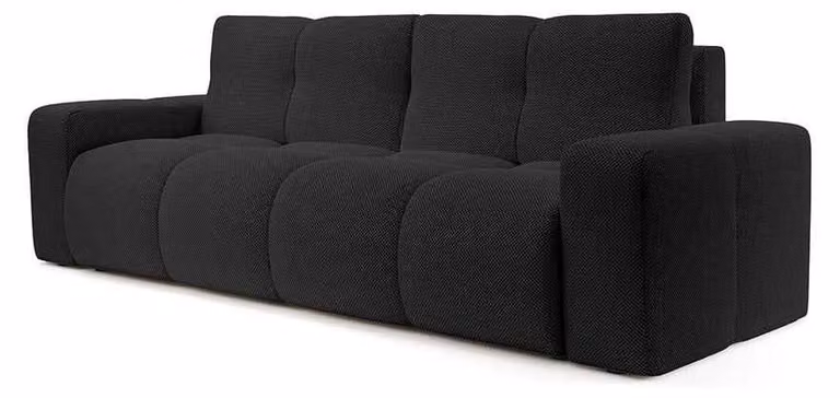 Divano letto Soso, colore grigio basalto