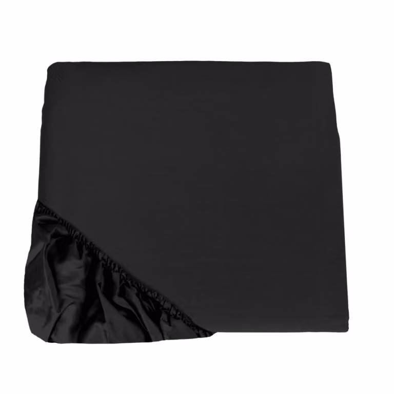 TRECENTO Lenzuolo con angoli - Taglia: 2 piazze,Colore: TRECENTO - NERO