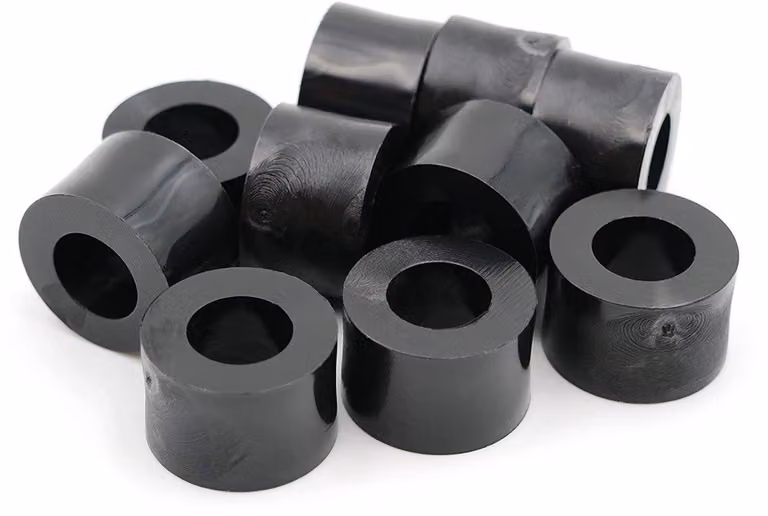 10 distanziatori - Rondelle L 17 mm - Ø 15/8,2 mm M8 - Polietilene ad alta densità
