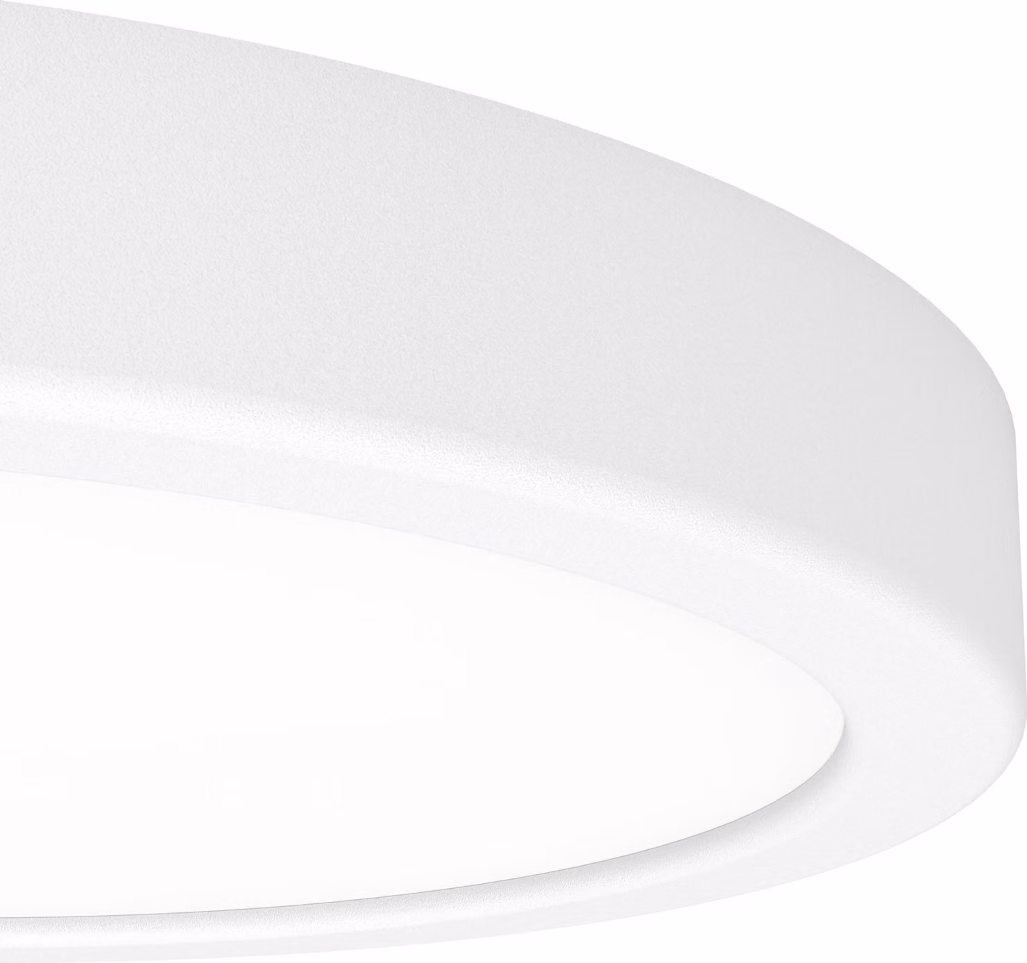 Lampada da soffitto a LED EGLO Fueva 6, lampada da soffitto rotonda, lampada da incasso in plastica bianca, illuminazione da soffitto bianco caldo-bianco freddo, ⌀ 21 cm