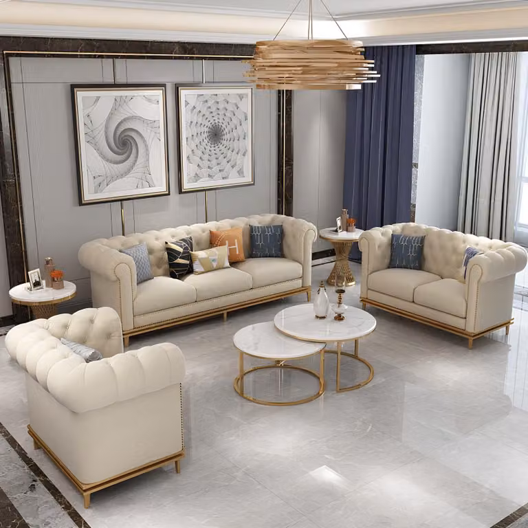 Sofagarnitur 321 Sitzer Set Design Sofa Polster Couchen Couch Modern Luxus