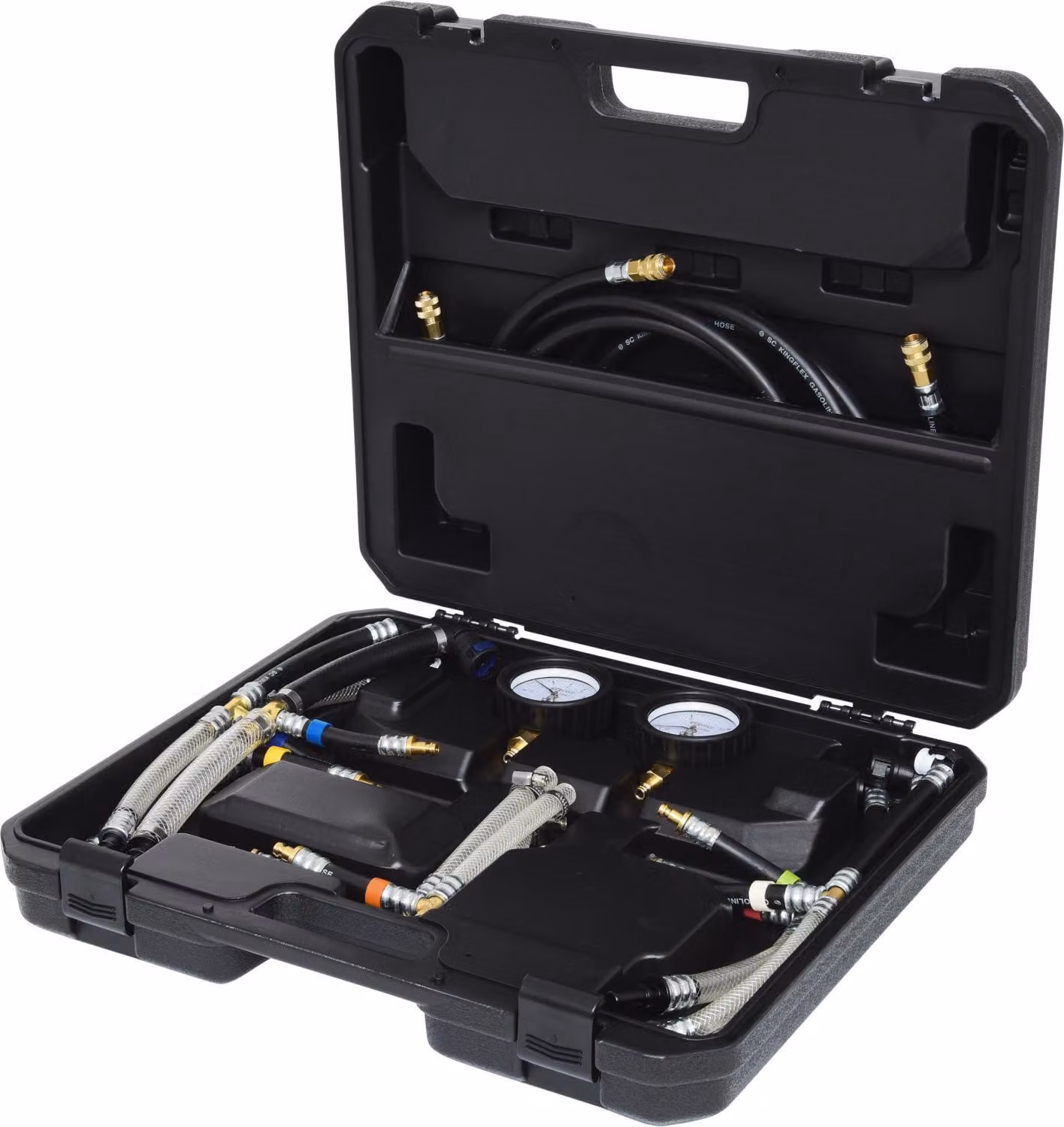 KS Tools Set diagnostico bassa pressione carburante, 14 pezzi, 150.1845