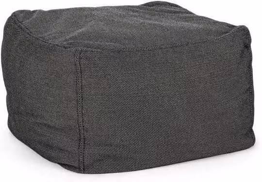 Pouf per esterno in tessuto Antracite SPARROW 50x50x h36 cm