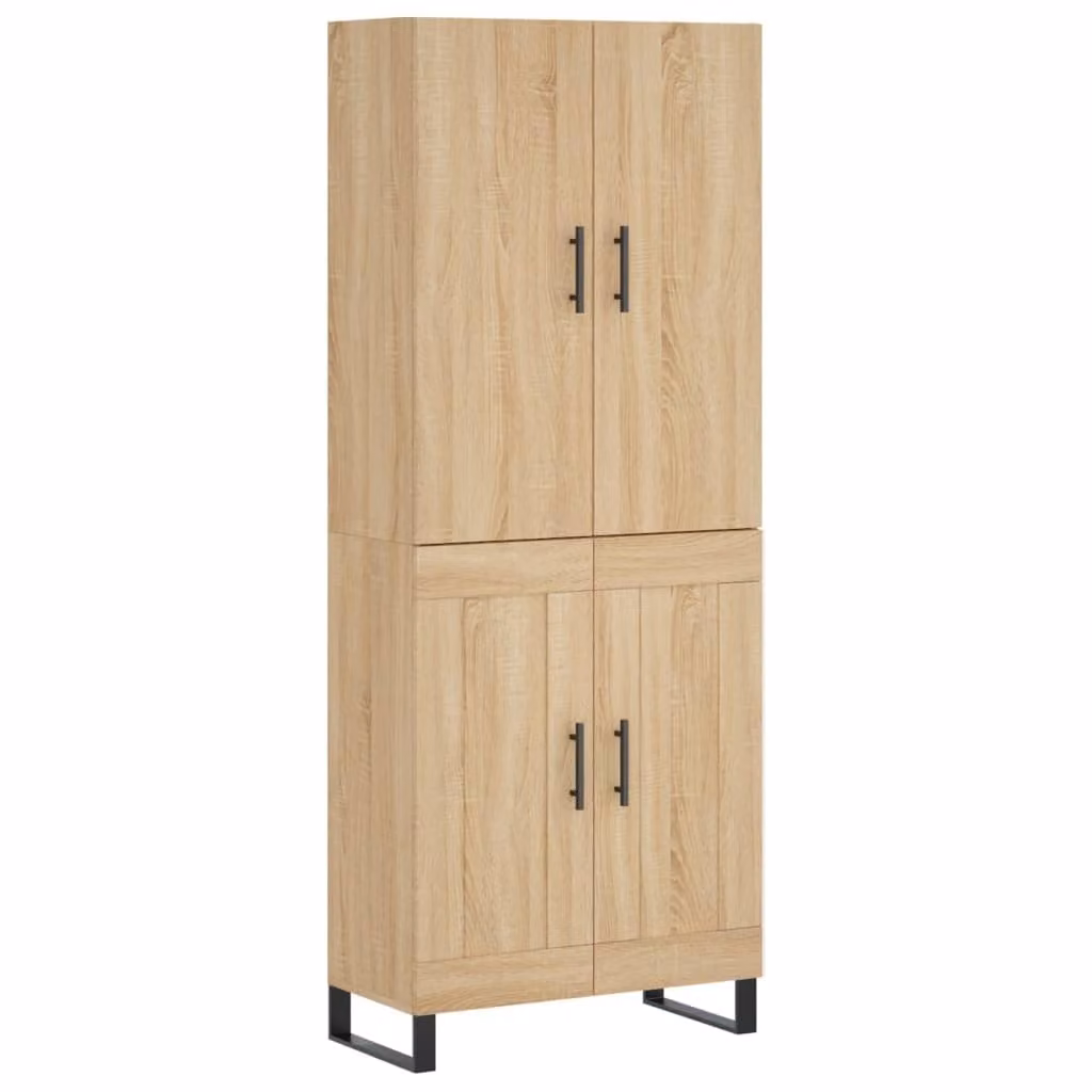 SYFAX™ Credenza Rovere Sonoma 69,5x34x180 cm in Legno Multistrato