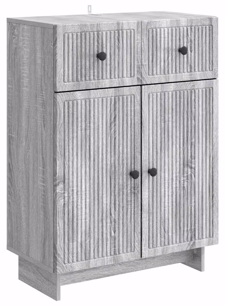 Credenza Grigio Sonoma 66 x 34,5 x 90 cm Legno ingegnerizzato