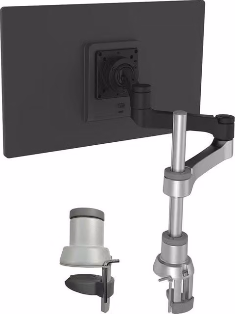 Braccio di Regolazione per Monitor per Scrivania - Supporto Ergonomico VESA per Schermi fino a 8 kg - 100% Circolare