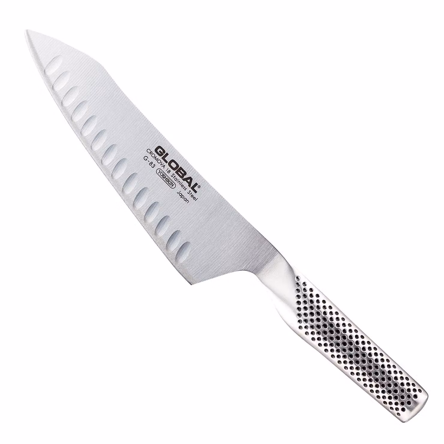Coltello da cucina orientale alveolato cm 18 serie G di Global