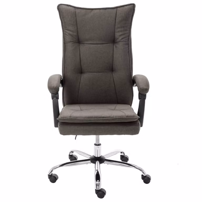 Sedia da ufficio in tessuto grigio, 20366 HangarStore.cz