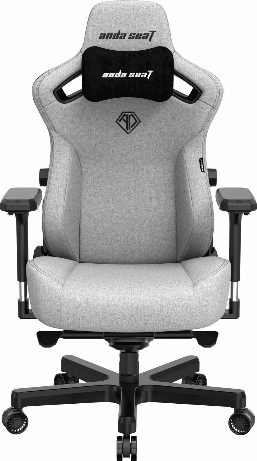 Sedia da gioco Anda Seat Kaiser 3 - XL, tessuto grigio