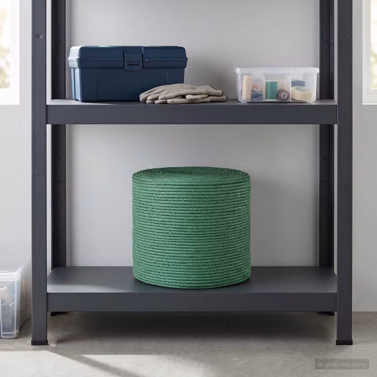 Corda di juta vidaXL verde 12 mm in 100% juta naturale