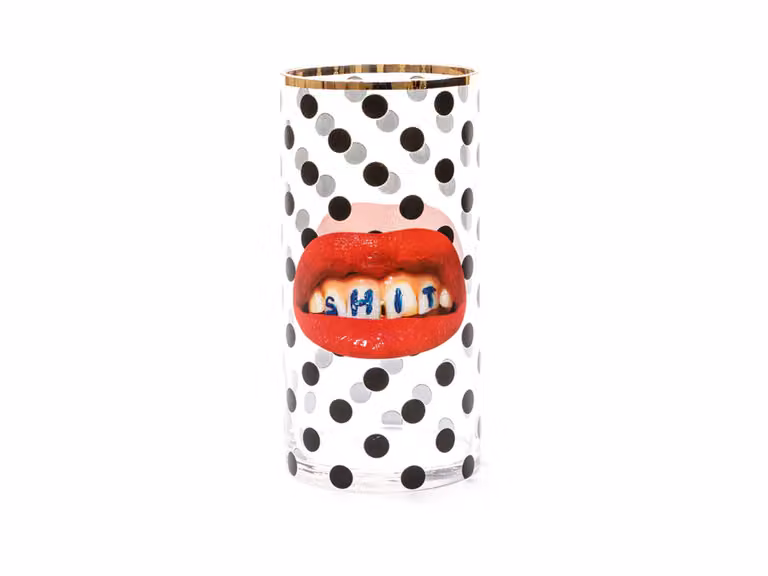 Toiletpaper Vaso in Vetro Cilindrico - Medio